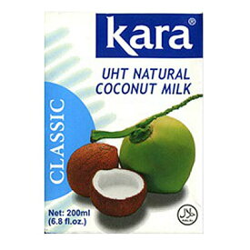 【ハラル認証】Kara クラシック ココナッツミルク ブリック　200ml（業務用／25個入）【HALAL（ハラール）】