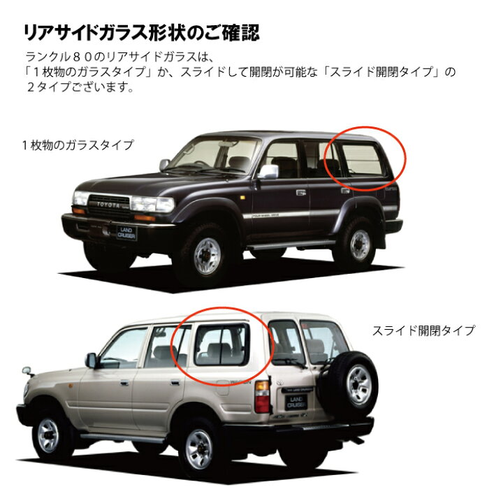 楽天市場】カーフィルム ランドクルーザー 80系（ランクル80）用 H1/10 