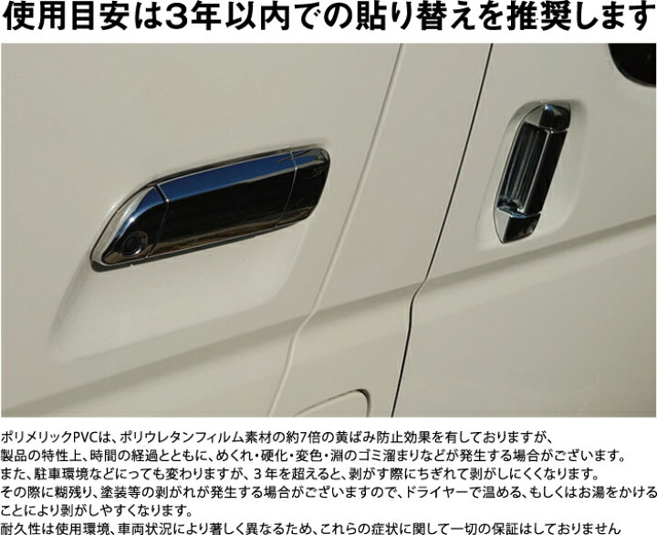 楽天市場 ハリアー 80系用 R2 6 車種別設計ドアノブ生活傷保護プロテクションフィルム トヨタ Toyota 傷防止シート 博東商事 楽天市場店