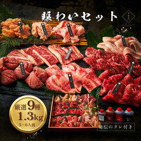 ＼楽天ランキング入賞／ 焼肉9種盛り合わせ 1.3kg タレ付き 約5～6人前 肉 プレゼント 男友達 バーベキュー 宴会 おうち焼 ご挨拶 上司 牛タン お祝い 韓国グルメ 焼肉セット 誕生日 焼肉 お取り寄せ 結婚 大人数 大阪 鶴橋 焼肉白雲台 (賑わいセット) お歳暮