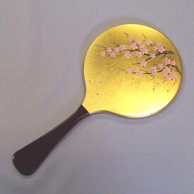金沢箔 手鏡 桜