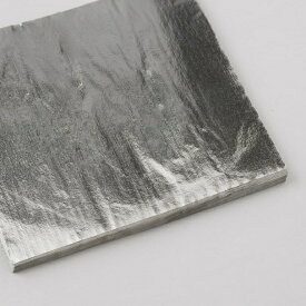 「錫箔 100枚入」錫 錫箔 シルバー100枚入 材料 画材 日本画 クラフト 工芸 工芸材料 美術 美術材料 ハンドメイド 工芸用 DIY 手作り 箔座