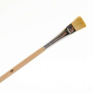 「平筆(5号)」ふで 平筆 筆 金箔 金 はけ 工具 道具 5号 工芸 材料 画材 クラフト ハンドメイド DIY 箔座