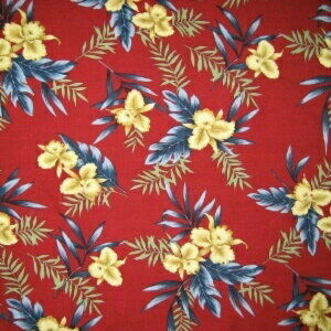 ハワイアン ハワイアン生地 ファブリック レーヨン生地【 オーキッドファーン 】