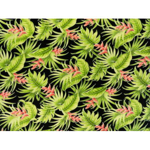 ハワイ ハワイアン生地 YJH-14-125【 レッドジンジャー 】