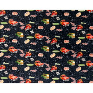 ハワイ ハワイアン コットン生地 BQ-17-1081【 セニックウッディ 】