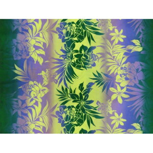 ハワイ ハワイアン生地 LW-16-504 【グラデーション/トーチジンジャー】