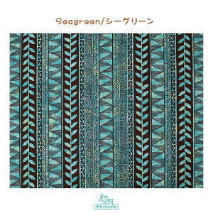 ハワイ ポリコットン 生地 LW-25-979 【 タパ パネル 】