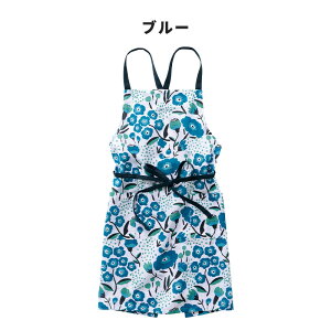 【 送料無料 】 エプロン Alma アルマ 綿 100% ポケット付き 保育士 大人 女性 キッチンエプロン 北欧 コットン 腰ひも 前結び 柄 綿 シンプル ナチュラル アビチュアル ショート 丈 おしゃれ