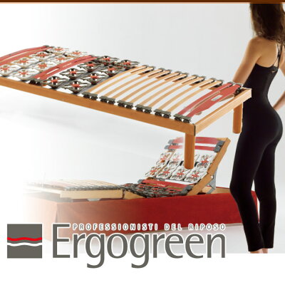 Ergogreen(エルゴグリーン)Ergomed(エルゴメッド)セミダブルフレーム(SD)【イタリア製】【送料無料】