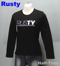 E5☆Rusty●レディース ロングスリーブTシャツ （957）【AOUU】【あす楽対応】【楽ギフ_包装】【スポーツブランド トップス ロンt ロングtシャツ スポーツウェア スポーツウエア サーフブランド インナー tしゃつ】