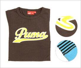 A0☆長袖Tシャツ/プーマ(PUMA)ガールズ レイヤード風LSTee（842509）【ABAH】 【あす楽対応】【楽ギフ_包装】【スポーツブランド ロンt ロングtシャツ 長袖 子ども服 子供服 小学生 女の子 スポーツ】