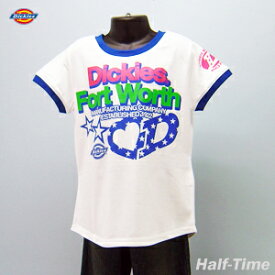 A6☆半袖Tシャツ/デッキーズ(Dickies)ガールズ プリント(KJ7192)【EBO】【あす楽対応】【楽ギフ_包装】【スポーツ用品 ティーシャツ トップス スポーツウェア スポーツウエア トレーニングウェア インナー ガールズ 運動着】【1000円ポッキリ】