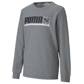 A6★裏毛トレーナー/プーマ(PUMA)ジュニア(585398)アクティブ スポーツ クルーネック スウェット 【ADAI255】【あす楽対応】【楽ギフ_包装】【スポーツブランド スポーツウェア トレーナー トップス 冬服 子供服 キッズ トレーニング】