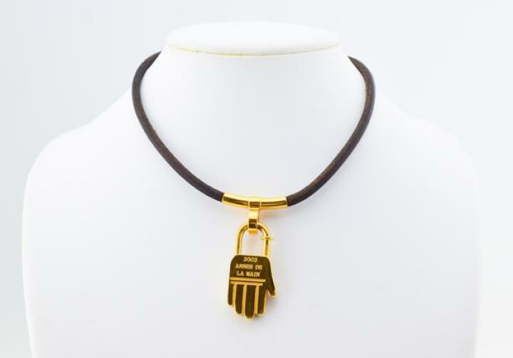 楽天市場】【中古】HERMES エルメス チョーカー ハンドモチーフカデナ 