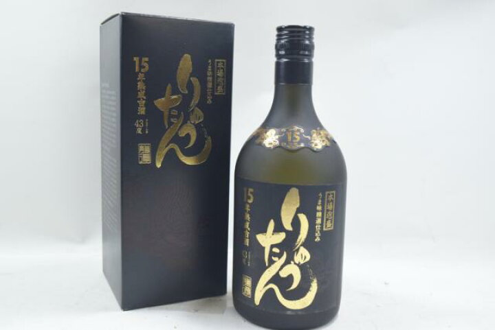 楽天市場】【未開栓】本場泡盛 りゅうたん 龍譚 15年熟成古酒 43 
