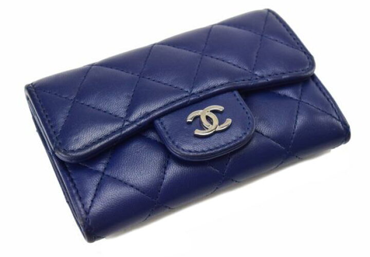 楽天市場】【中古】【美品】CHANEL シャネル マトラッセ カードケース 