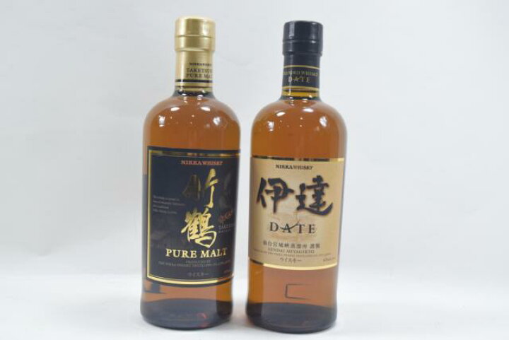 楽天市場】【未開栓】ニッカ ウイスキー 伊達 DATE/竹鶴 700ml  