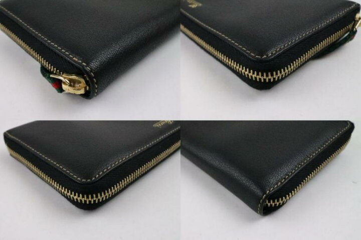 楽天市場】【中古】GUCCI グッチ ラウンドファスナー長財布 レザー 