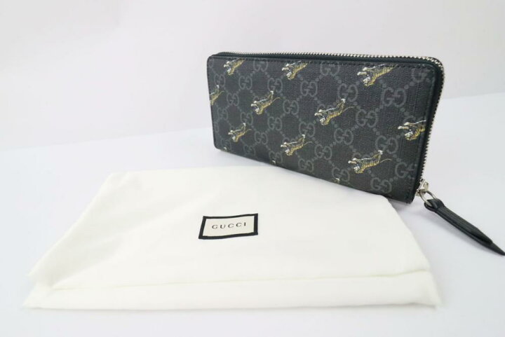 楽天市場】【中古】【美品】GUCCI グッチ ラウンドファスナー長財布 