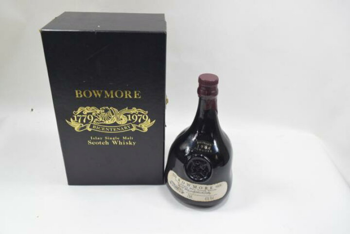 楽天市場】【空瓶】ボウモア BOWMORE 空ボトル 1779-1979 バイ 