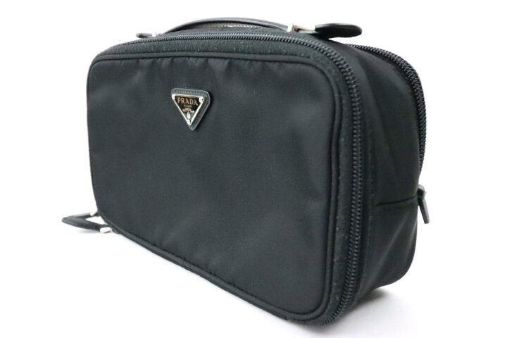 楽天市場】【中古】【美品】PRADA プラダ ポーチ ナイロンセカンド  