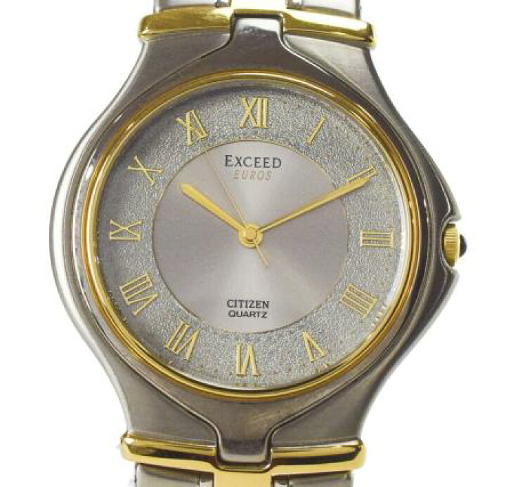 美品/稼働】CITIZEN EXCEED EUROS 5639-F61311 楽天市場】【中古】【美 