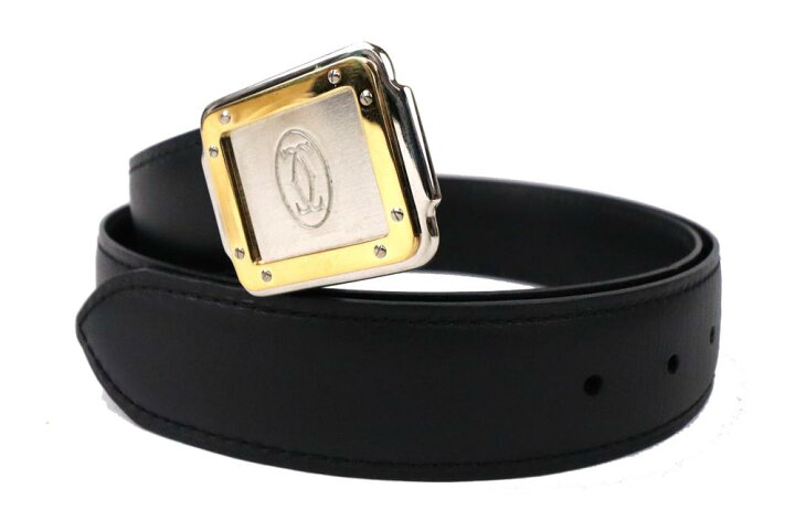 楽天市場】【中古】【美品】Cartier カルティエ ベルト レザー 