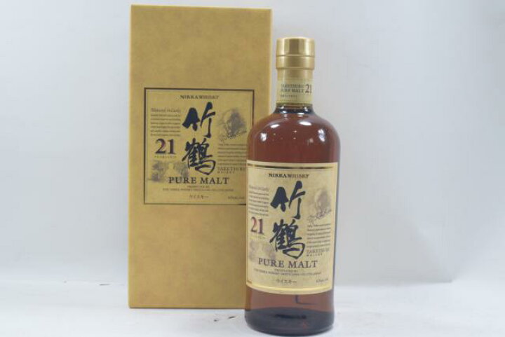 楽天市場】【未開栓】ニッカ NIKKA 竹鶴 TAKETSURU 21年 700ml ピュア  