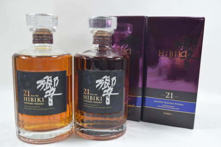 楽天市場】【未開栓】サントリー ウイスキー 響 21年 700ml 2本セット 