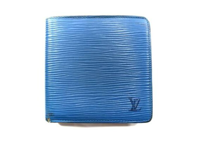 楽天市場】【中古】ルイヴィトン エピ 二つ折り財布 青 979 : ブランド  