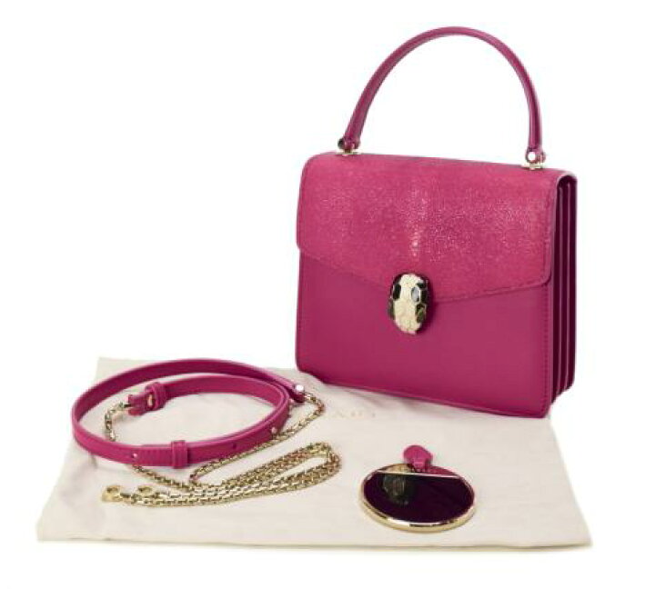 楽天市場】【中古】【美品】BVLGARI ブルガリ 2WAYショルダーバッグ  