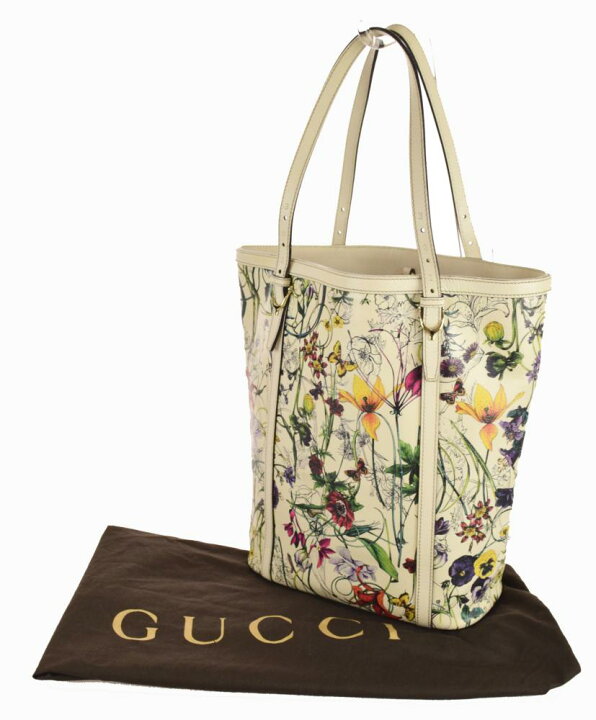 楽天市場 中古 Gucci グッチ トートバッグ 花柄 フローラ ブランド専門店ハーフプライス
