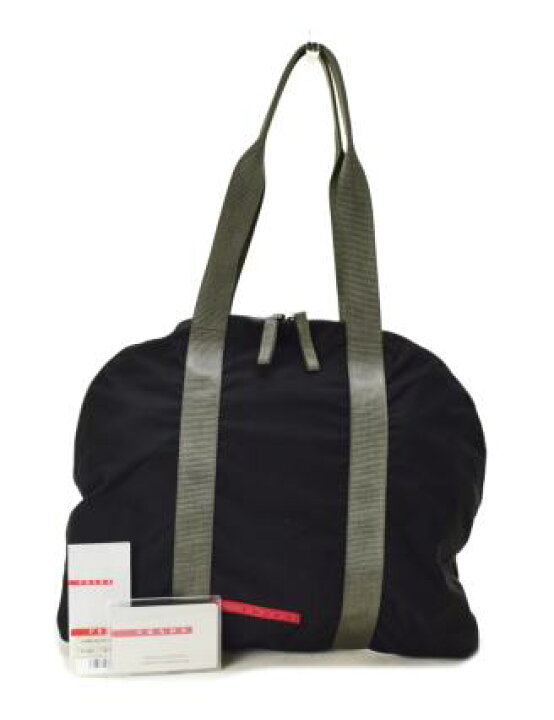 楽天市場】【中古】PRADA プラダ プラダスポーツ 半楕円形 トート 