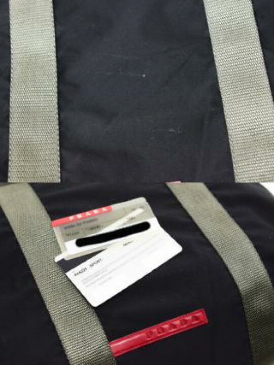 楽天市場】【中古】PRADA プラダ プラダスポーツ 半楕円形 トート 