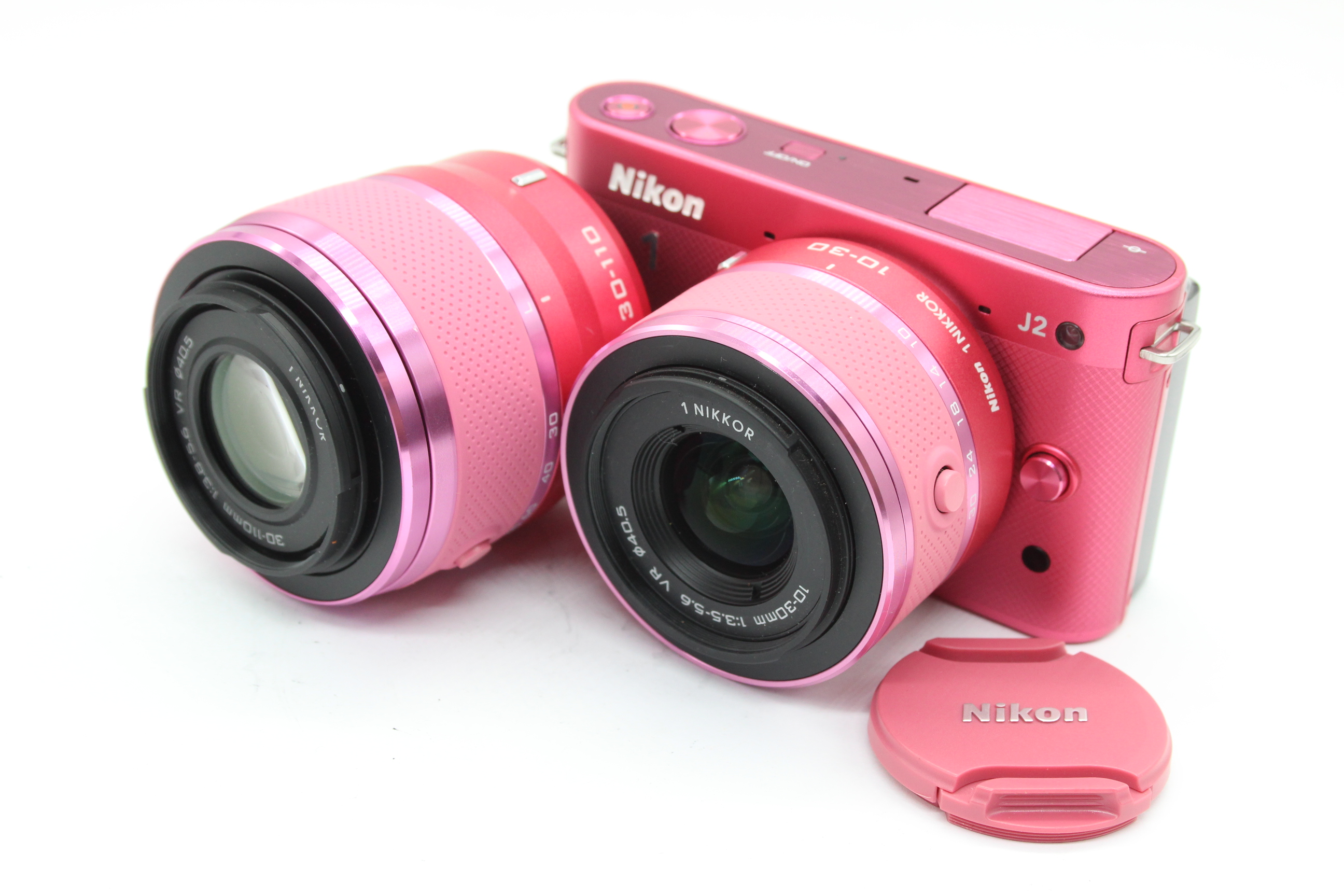 楽天市場】【極美品 返品保証】 ニコン Nikon 1 J2 ピンク 1 Nikkor 30