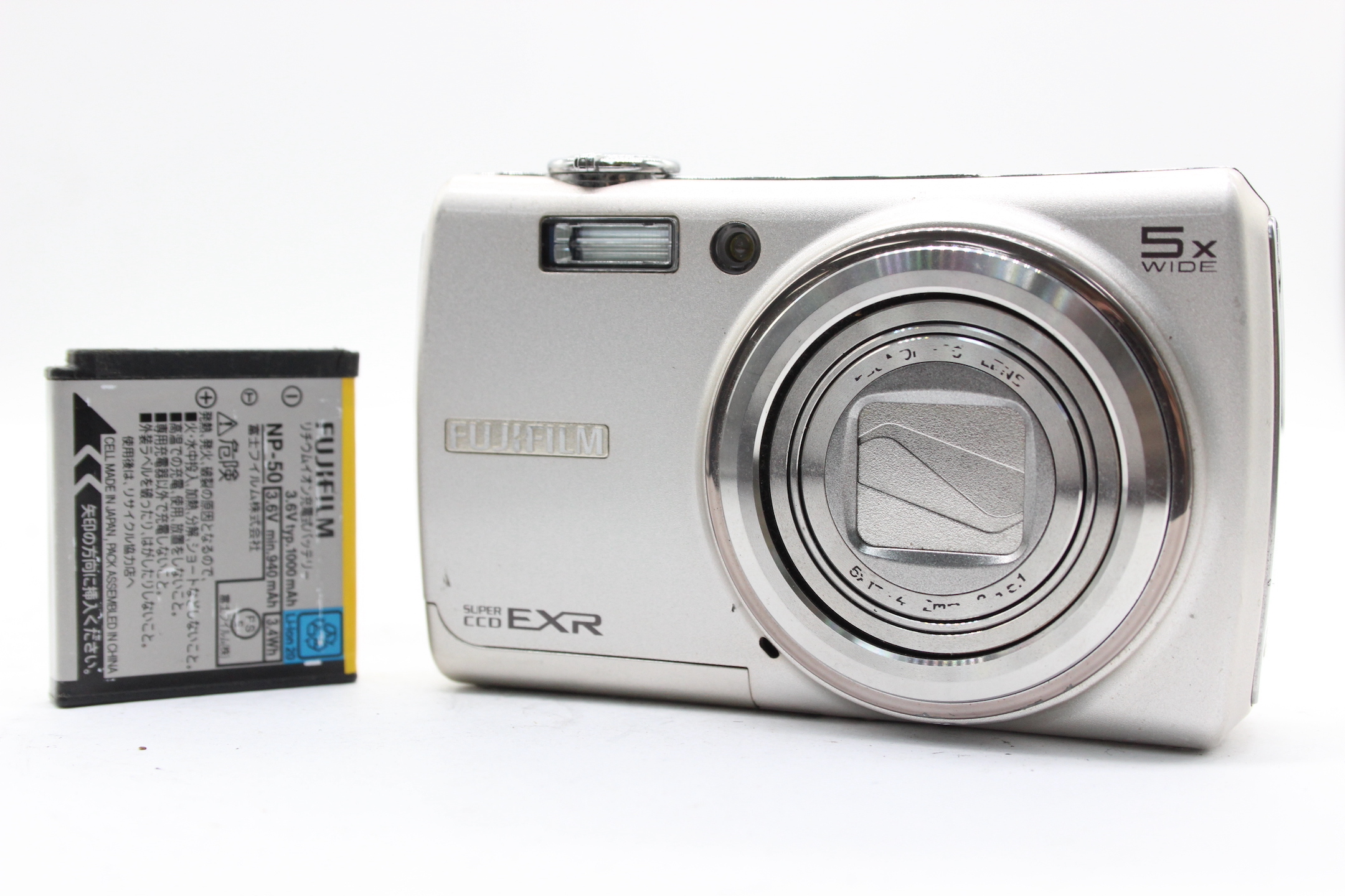 【返品保証】 フジフィルム Fujifilm Finepix F200EXR Fujinon 5x Wide バッテリー付き コンパクトデジタルカメラ  s472 | ハリアカメラ楽天市場店
