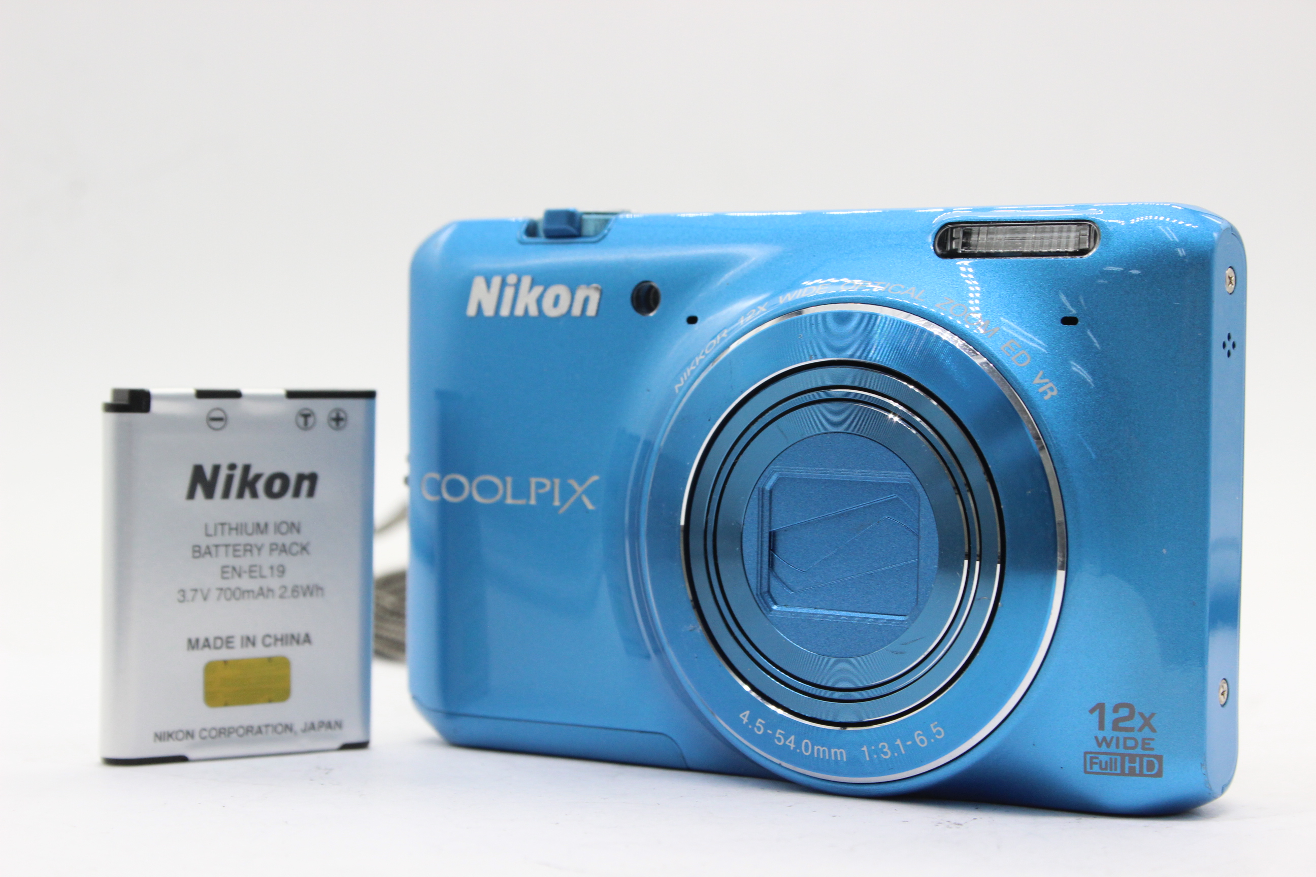 楽天市場】【返品保証】 ニコン Nikon Coolpix S6400 ブルー Nikkor