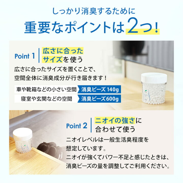 楽天市場】ハルの消臭剤 消臭ビーズ 600g | 無臭 無香料 消臭剤 強力 