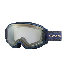 2024 SWANSスワンズ スノーゴーグルROVO-MDH-CMIT-GD SMNVスモークネイビー調光ULTRAレンズ　スキー・スノボ 男女兼用