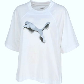 プーマ PUMA（レディース）スポーツ オーバーサイズ半袖Tシャツ 675597 pumaホワイト