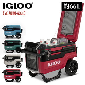 【正規販売店】IGLOO イグルー クーラーボックス 66L 70QT Trailmate Journey トレイルメイト ジャーニー 大型 ハンドル付き 車輪付き アウトドア 高性能 断熱 冷蔵 高保冷 キャンプ 釣り バーベキュー 正規品 送料無料