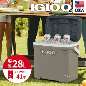 【11/10ポイント5倍】【正規販売店】IGLOO イグルー クーラーボックス SPORTSMAN 30 スポーツマン 30 50556 大型 保冷 大容量 保冷ボックス アウトドア 高性能 断熱 冷蔵 高保冷 キャンプ 釣り バーベキュー 110QT 約28L 正規品 送料無料