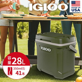 【11/10ポイント5倍】【正規販売店】IGLOO イグルー クーラーボックス SPORTSMAN LATITUDE 30 スポーツマン ラティチュード 30 50650 大型 ハンドル付き 持ち運び アウトドア 高性能 断熱 冷蔵 高保冷 キャンプ 釣り バーベキュー 約28L 正規品 送料無料