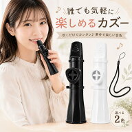 9/30まで★P20倍！ Kazoo カズー 楽器 トランペット 吹奏楽器 音楽玩具 軽量ABS製 一体型 ハーモニカ ス…