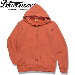 Deluxeware�i�f���b�N�X�E�G�A�[�j�t���W�b�v�X�E�F�b�g�p�[�J�[�v���[���ySPZ-00 FULLZIP PARKA PLAIN�zTERRACOTTA RED