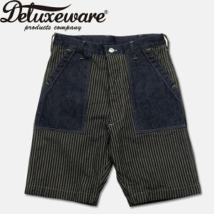 Deluxeware�i�f���b�N�X�E�G�A�[�j���[�N�V���[�g�p���c�yDX100B DENIM SHORT BOTTOM�z�R���r�E�q�b�R���[