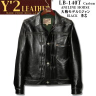 　Y'2 LEATHER （ワイツーレザー）ANILINE HORSE 大戦モデルGジャン（アニリンホース大戦モデルGジャン）…