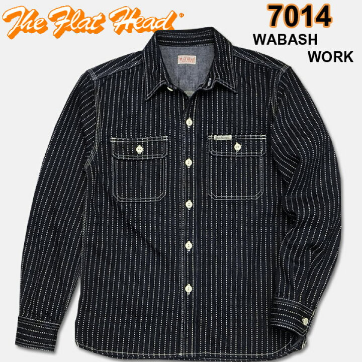 楽天市場】THE FLAT HEAD(フラットヘッド)ウォバッシュワークシャツ 