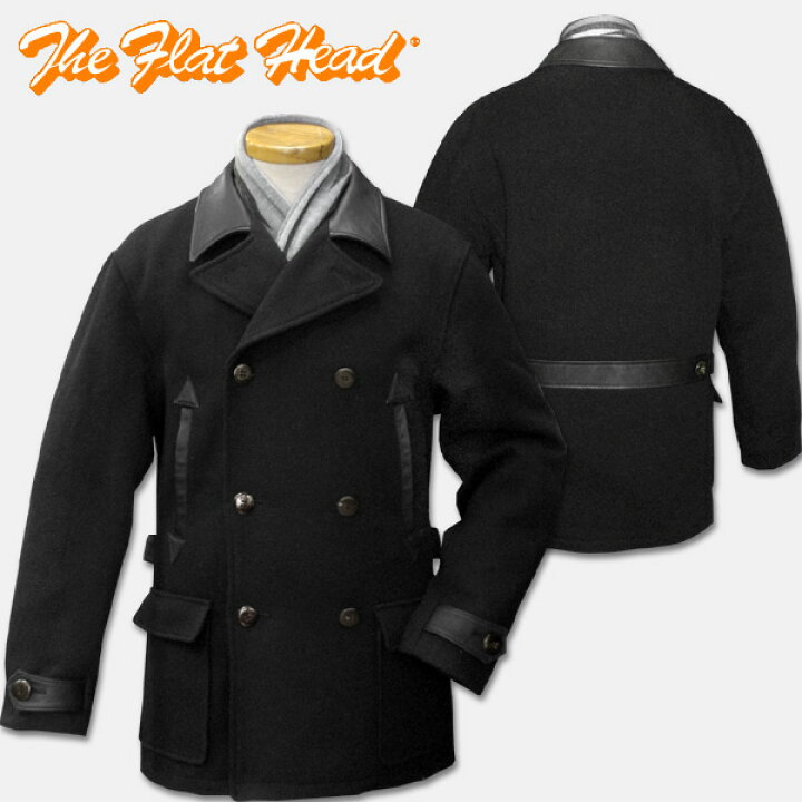 楽天市場】THE FLAT HEAD(フラットヘッド)メルトンウールカーコート 